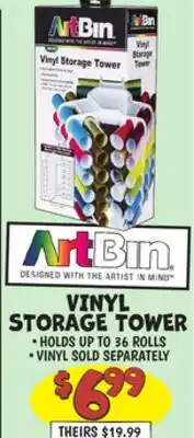 Ollie's VINYL STORAGE TOWER offer