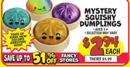 Ollie's MYSTERY SQUISHY DUMPLINGS offer