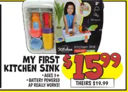 Ollie's MY FIRST KITCHEN SINK offer