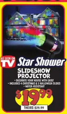 Ollie's Star Shower Slideshow Projector offer