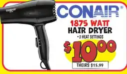 Ollie's CONAIR HAIR DRYER offer