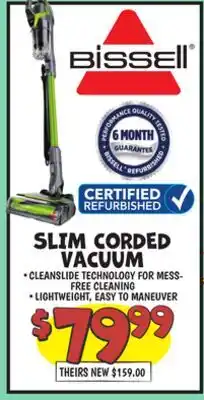 Ollie's SLIM CORDED VACUUM offer