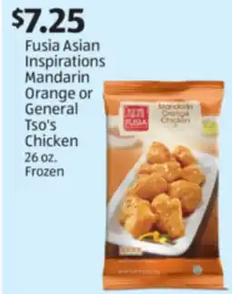 Aldi Fusia Asian Inspirations Mandarin Orange or General Tso's Chicken offer