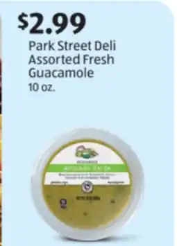 Aldi Park Street Deli Assorted Fresh Guacamole offer