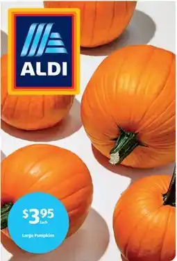 Aldi Large Pumpkins offer