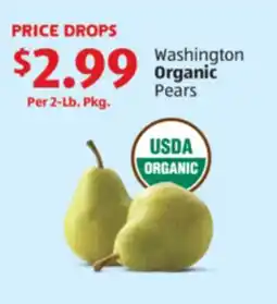 Aldi Washington Organic Pears offer