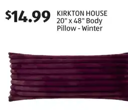 Aldi KIRKTON HOUSE 20 x 48 Body Pillow - Winter offer