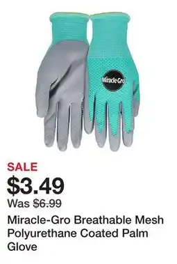 Tractor Supply Company Miracle-Gro Breathable Mesh Polyurethane Coated Palm Glove offer