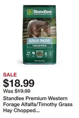 Tractor Supply Company Standlee Premium Western Forage Alfalfa/Timothy Grass Hay Chopped Horse Feed, 35 lb offer