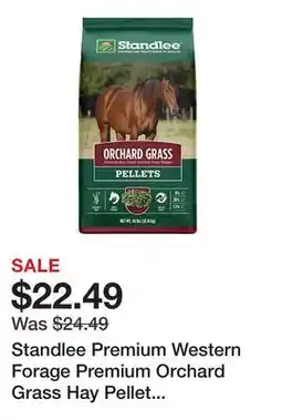 Tractor Supply Company Standlee Premium Western Forage Premium Orchard Grass Hay Pellet Horse Feed, 40 lb. Bag offer