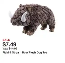Tractor Supply Company Field & Stream Boar Plush Dog Toy offer