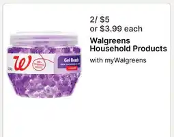 Walgreens Walgreens Household Products offer