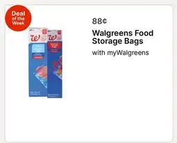 Walgreens Walgreens Food Storage Bags offer