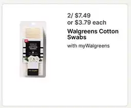 Walgreens Walgreens Cotton Swabs offer