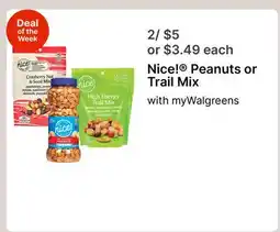 Walgreens Nice! Peanuts or Trail Mix offer