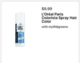 Walgreens L'Oréal Paris Colorista Spray Hair Color offer