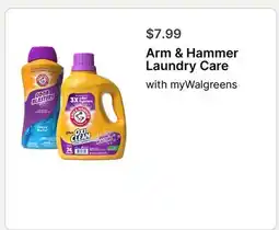 Walgreens Arm & Hammer Laundry Care offer
