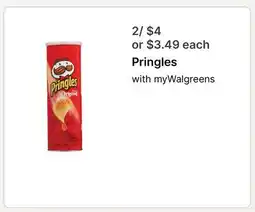 Walgreens Pringles offer