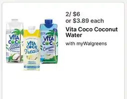 Walgreens Vita Coco Coconut Water offer