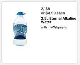 Walgreens Eternal Alkaline Water offer
