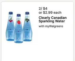 Walgreens Clearly Canadian Sparkling Water offer