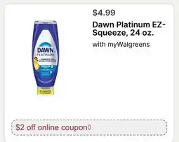 Walgreens Dawn Platinum EZ-Squeeze offer
