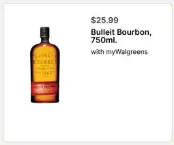 Walgreens Bulleit Bourbon offer