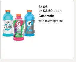 Walgreens Gatorade offer