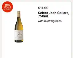 Walgreens Select Josh Cellars, 750ml offer