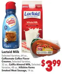 Vallarta Supermarkets Lactaid Milk offer