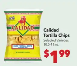 Vallarta Supermarkets Calidad Tortilla Chips offer