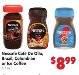 Vallarta Supermarkets Nescafe Café De Olla, Brazil, Colombian or Ice Coffee offer