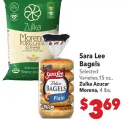Vallarta Supermarkets Sara Lee Bagels offer