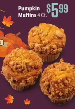 Vallarta Supermarkets Pumpkin Muffins offer