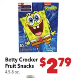 Vallarta Supermarkets Betty Crocker Fruit Snacks offer