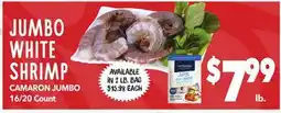 Vallarta Supermarkets JUMBO WHITE SHRIMP / CAMARON JUMBO offer