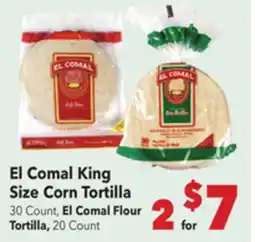 Vallarta Supermarkets El Comal King Size Corn Tortilla offer