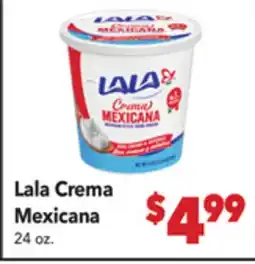 Vallarta Supermarkets Lala Crema Mexicana offer