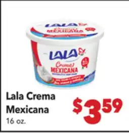 Vallarta Supermarkets Lala Crema Mexicana offer