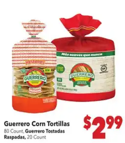 Vallarta Supermarkets Guerrero Corn Tortillas offer