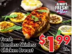Valley Marketplace Fresh Boneless Skinless Chicken Breast offer