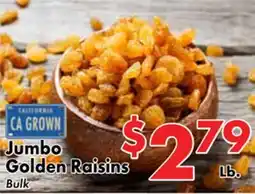 Valley Marketplace Jumbo Golden Raisins offer