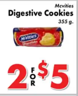 Valley Marketplace Mcvities Digestive Cookies offer