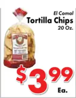Valley Marketplace El Comal Tortilla Chips offer