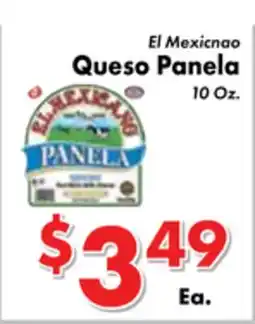 Valley Marketplace El Mexicano Queso Panela offer