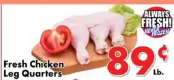 Valley Marketplace Fresh Chicken Leg Quarters offer
