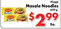 Valley Marketplace Maggi Masala Noodles offer