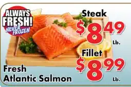 Valley Marketplace Fresh Atlantic Salmon offer