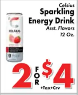 Valley Marketplace Celsius Sparkling Energy Drink offer