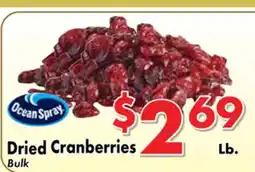 Valley Marketplace Dried Cranberries offer